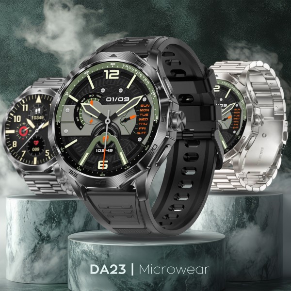 Smartwatch Microwear DA23 – Black Steel